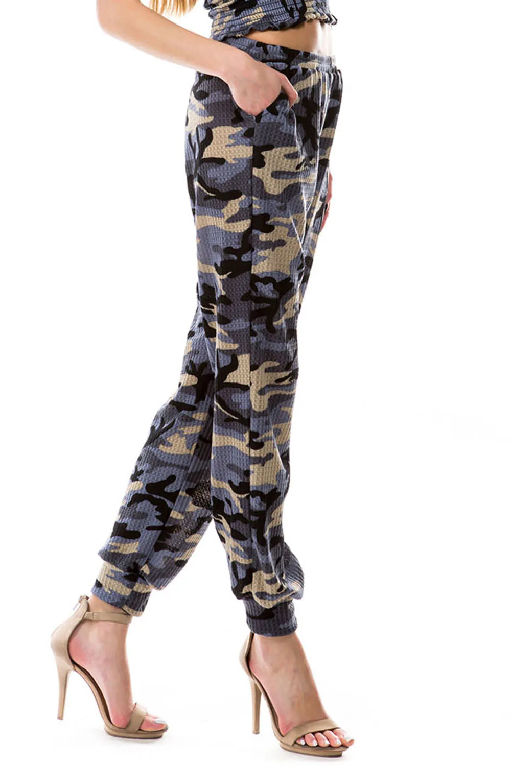 LUX JOGGER PANTS (BLUE CAMO)-VP2780