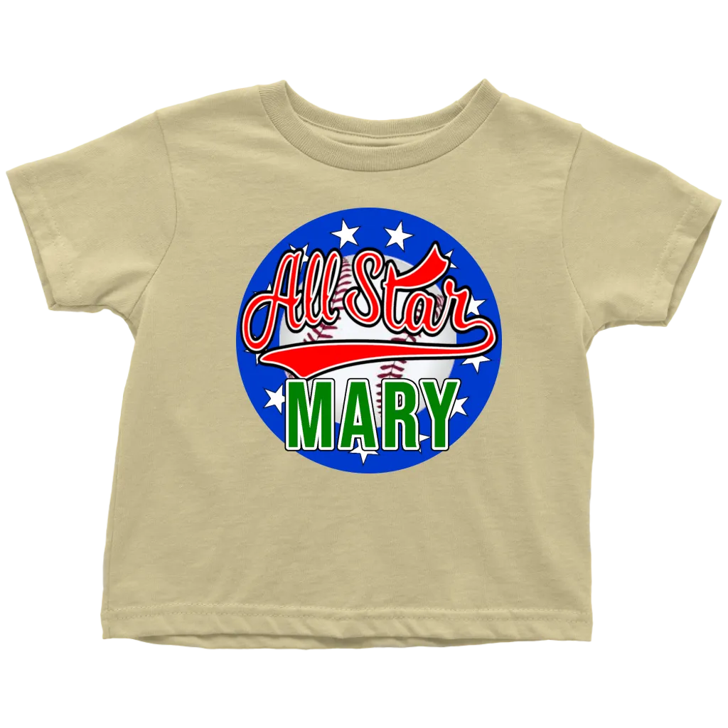 MARY All Star Toddler T-Shirt for Mary