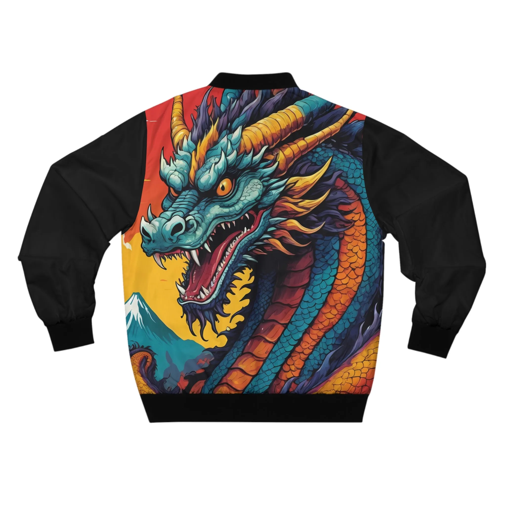 Men's Bomber Jacket  - Japanese Dragon