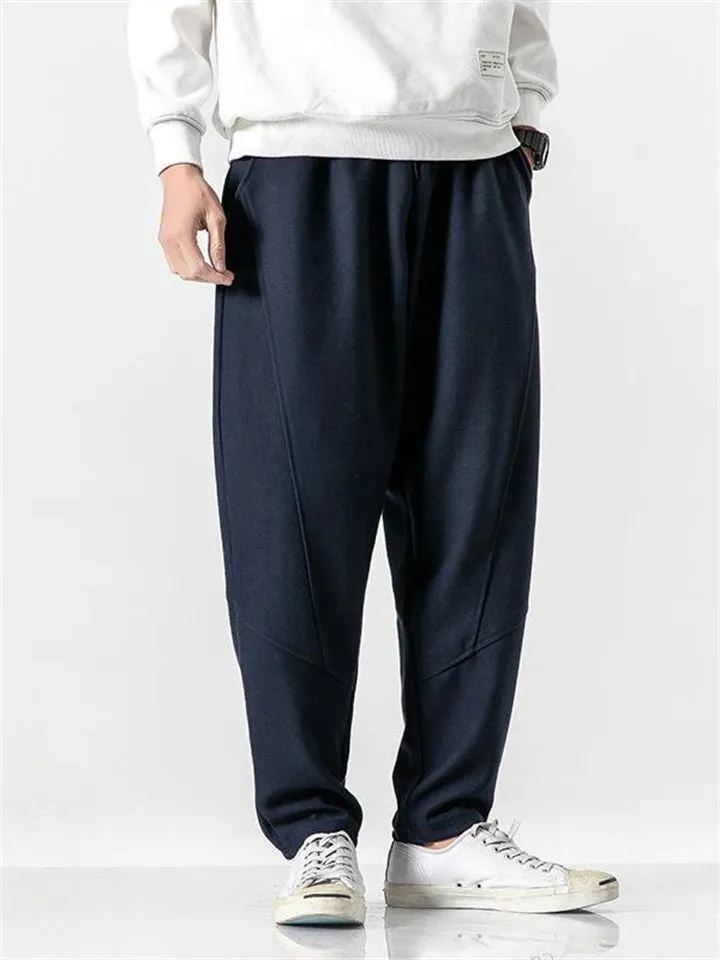 Men's Winter Thermal Plush Thickened Casual Trousers