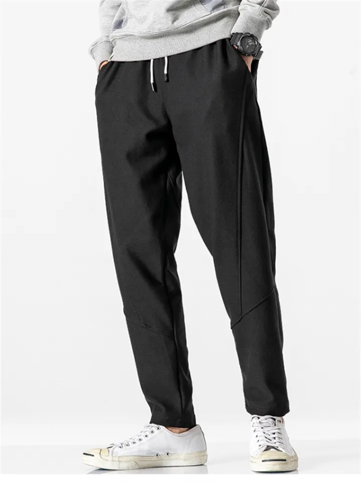 Men's Winter Thermal Plush Thickened Casual Trousers