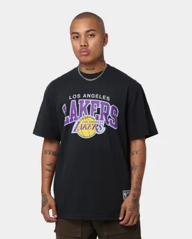 Mitchell & Ness Los Angeles Lakers Vintage Arch Short Sleeve T-Shirt Black