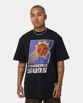 Mitchell & Ness Phoenix Suns Oversized Logo Short Sleeve Vintage T-Shirt Vintage Black