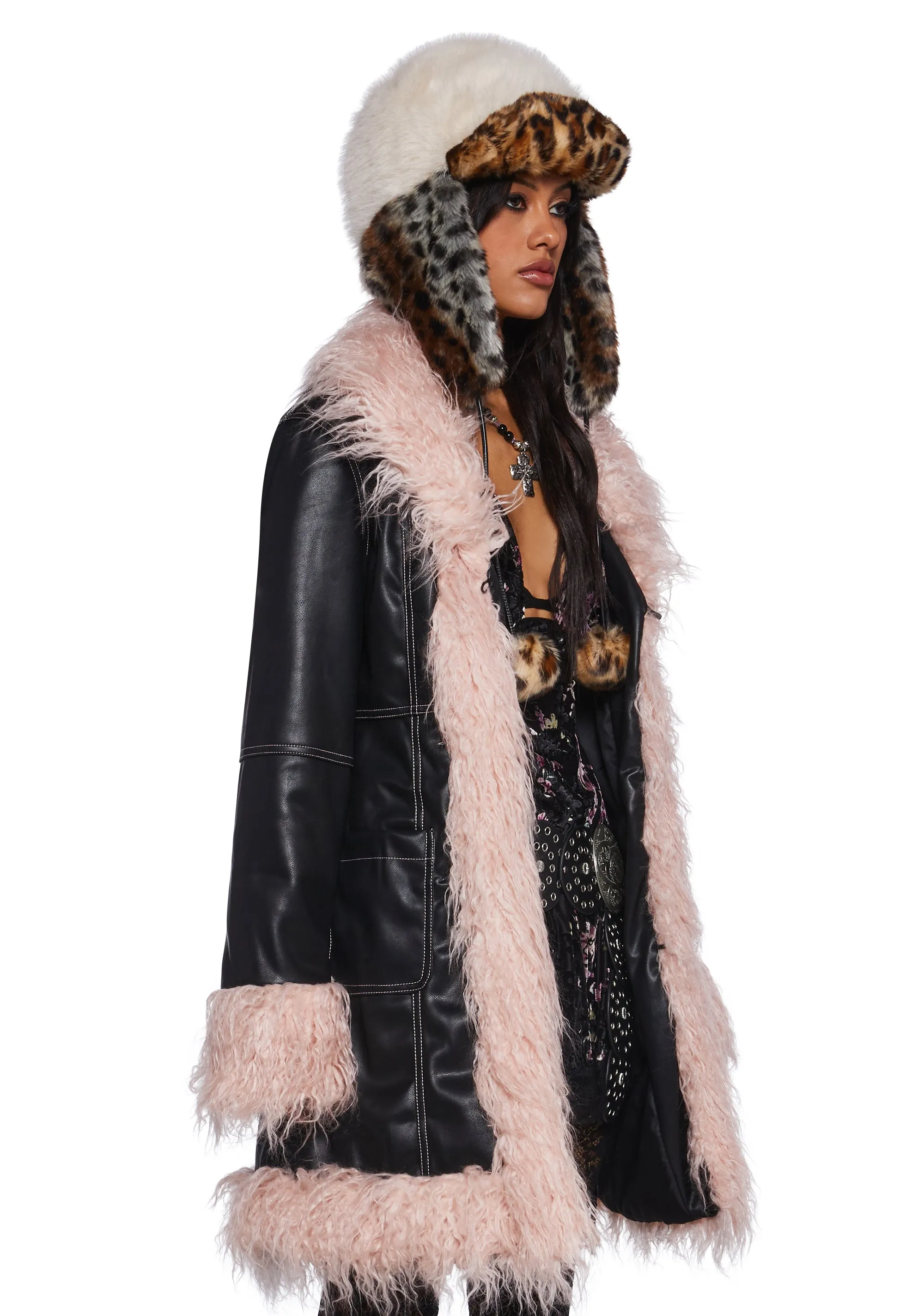 Music Muse Faux Fur Jacket