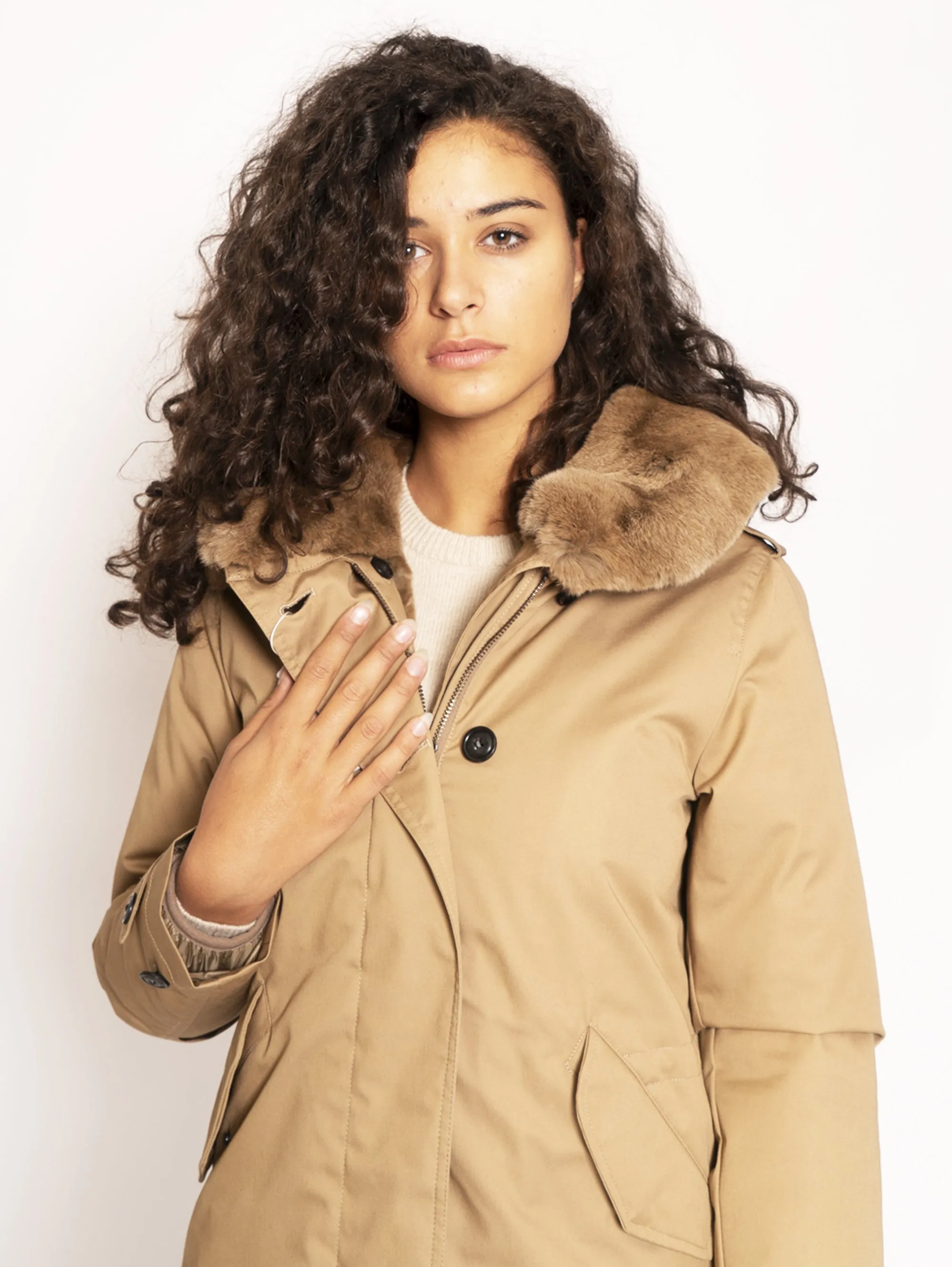 Parka con Imbottitura Rimovibile - Khaki