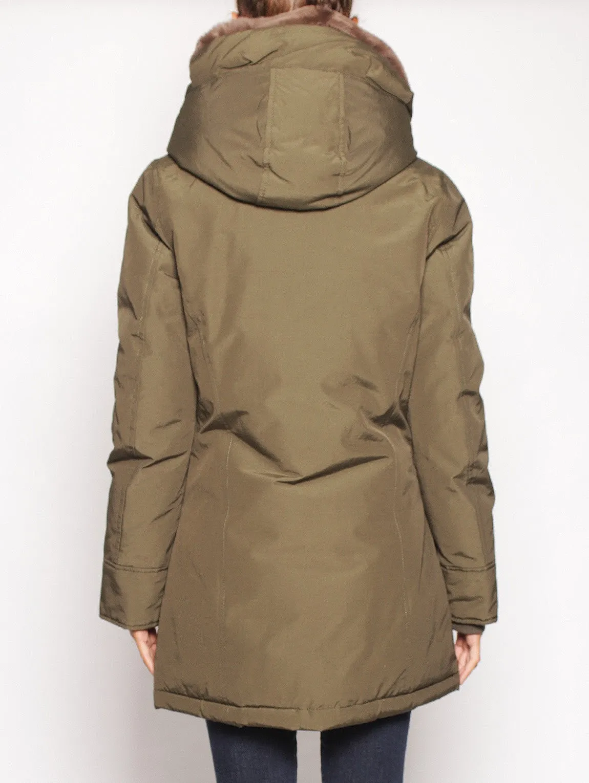 Parka con Pelliccia Rimovibile MILITARE