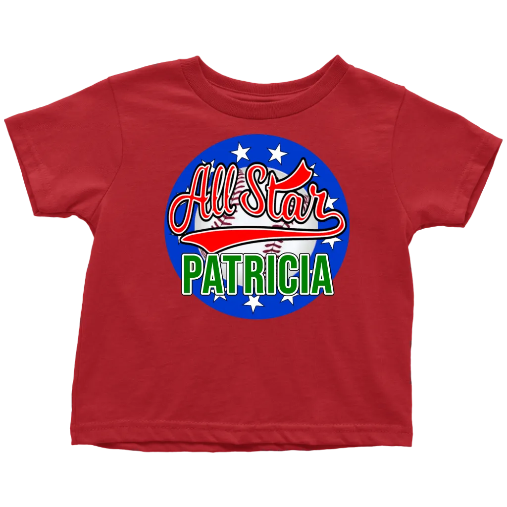 PATRICIA ALL STAR TODDLER T-SHIRT FOR PATRICIA