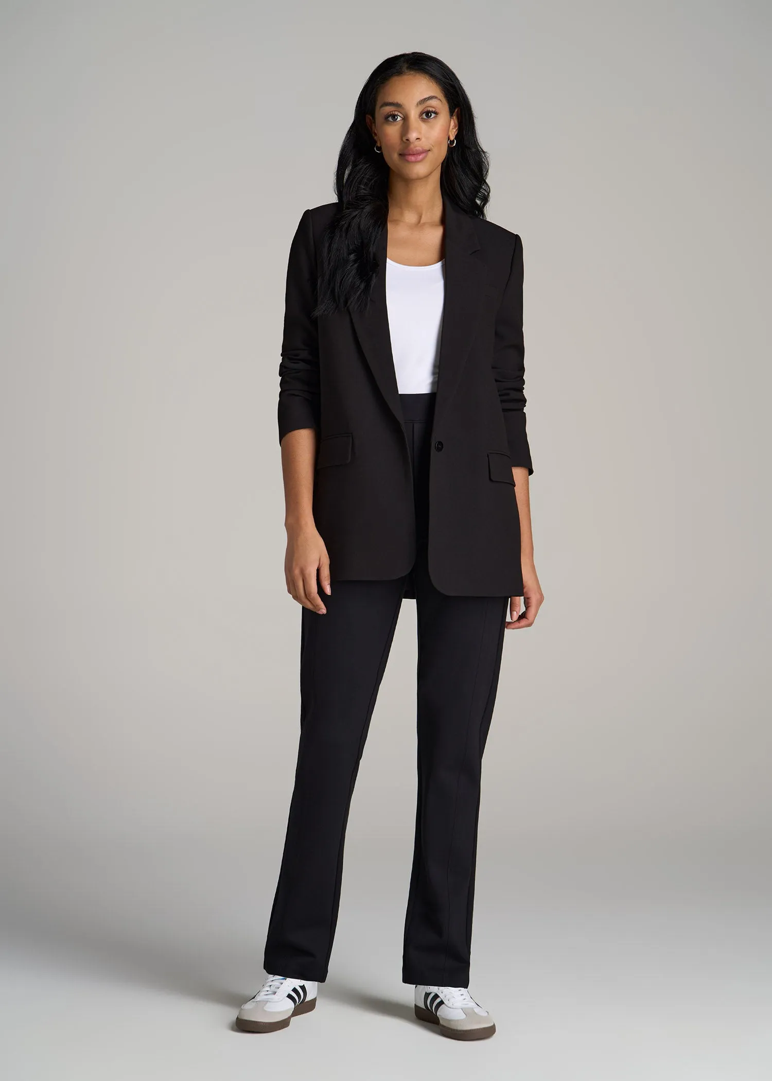 Pull on Slim Dress Pants Women's in Black