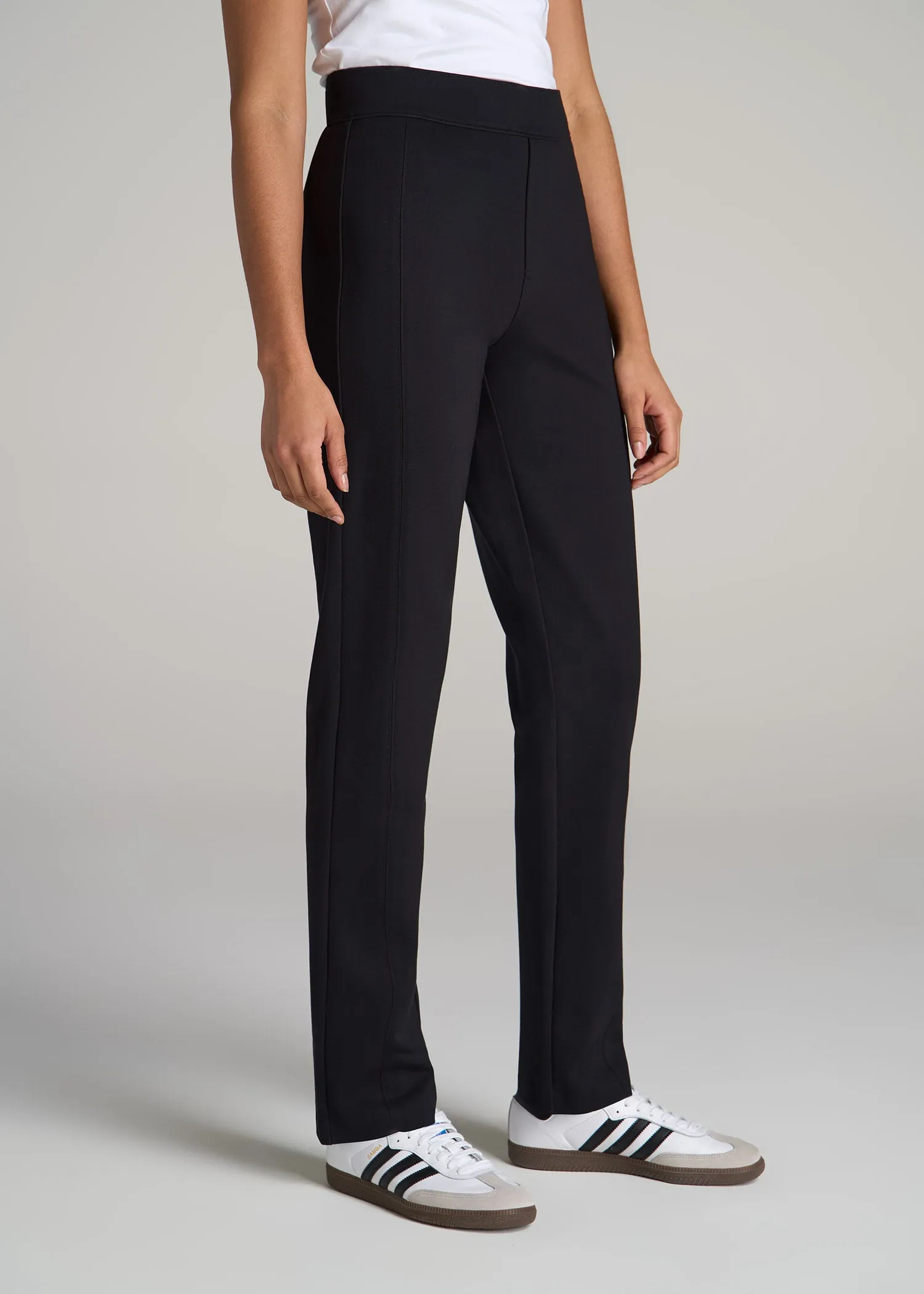 Pull on Slim Dress Pants Women's in Black