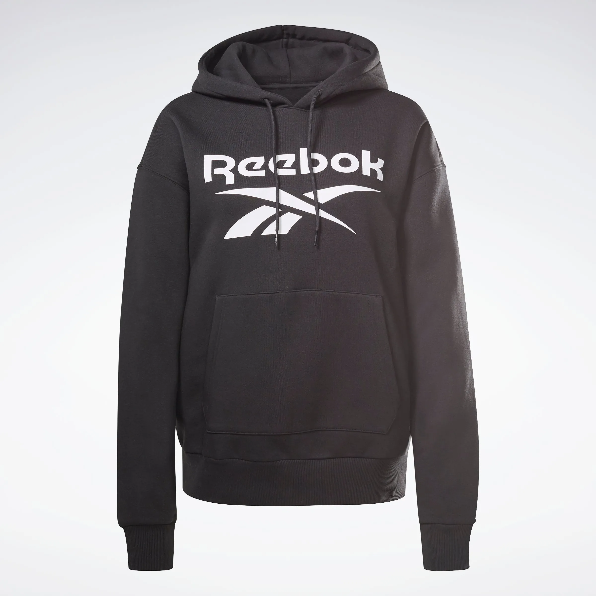 Reebok Apparel Women Reebok Identity Logo Fleece Hoodie Black