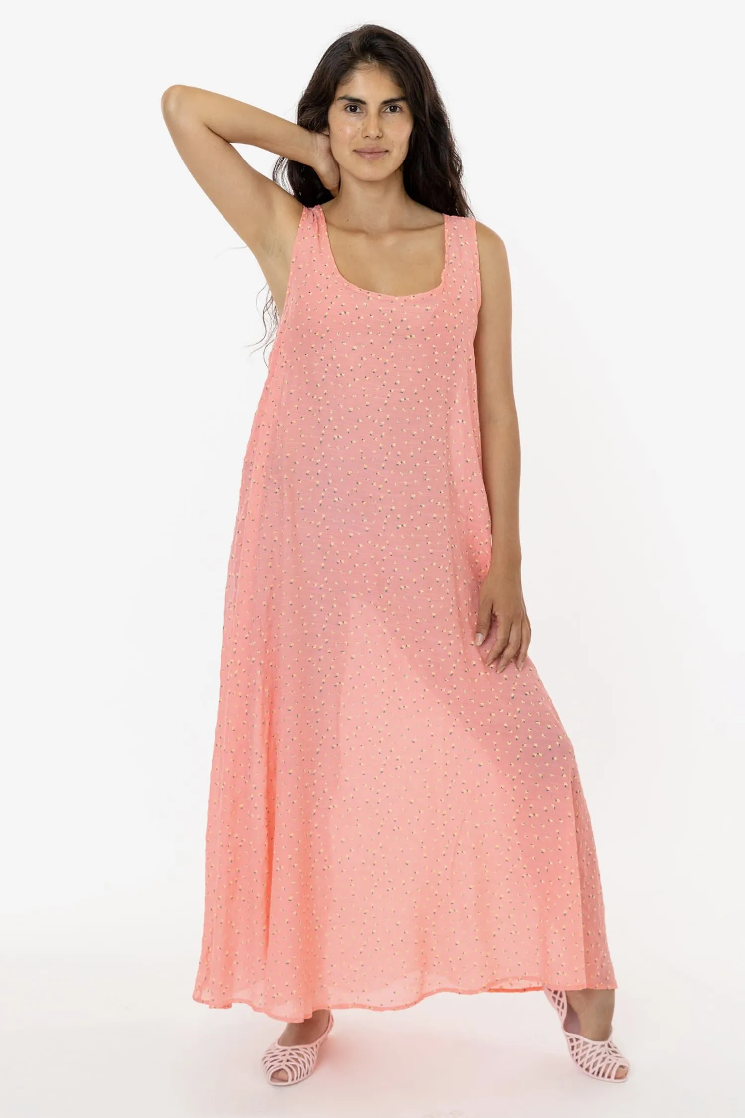 RPCH02 - Chiffon A-Line Maxi Dress