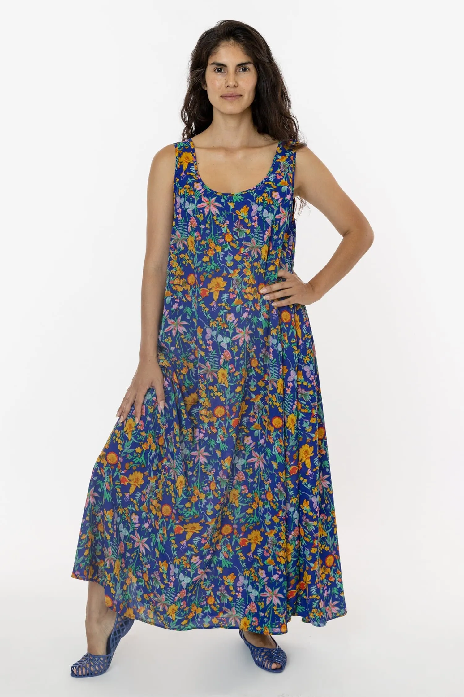 RPCH02 - Chiffon A-Line Maxi Dress