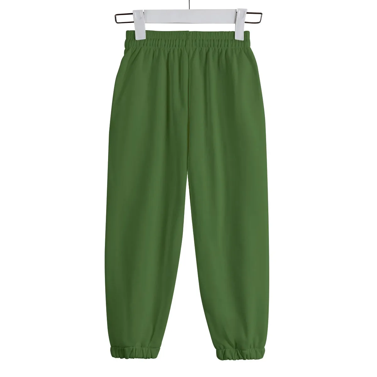 Sixty Eight 93 Logo White Forest Green Kid's Sweatpants