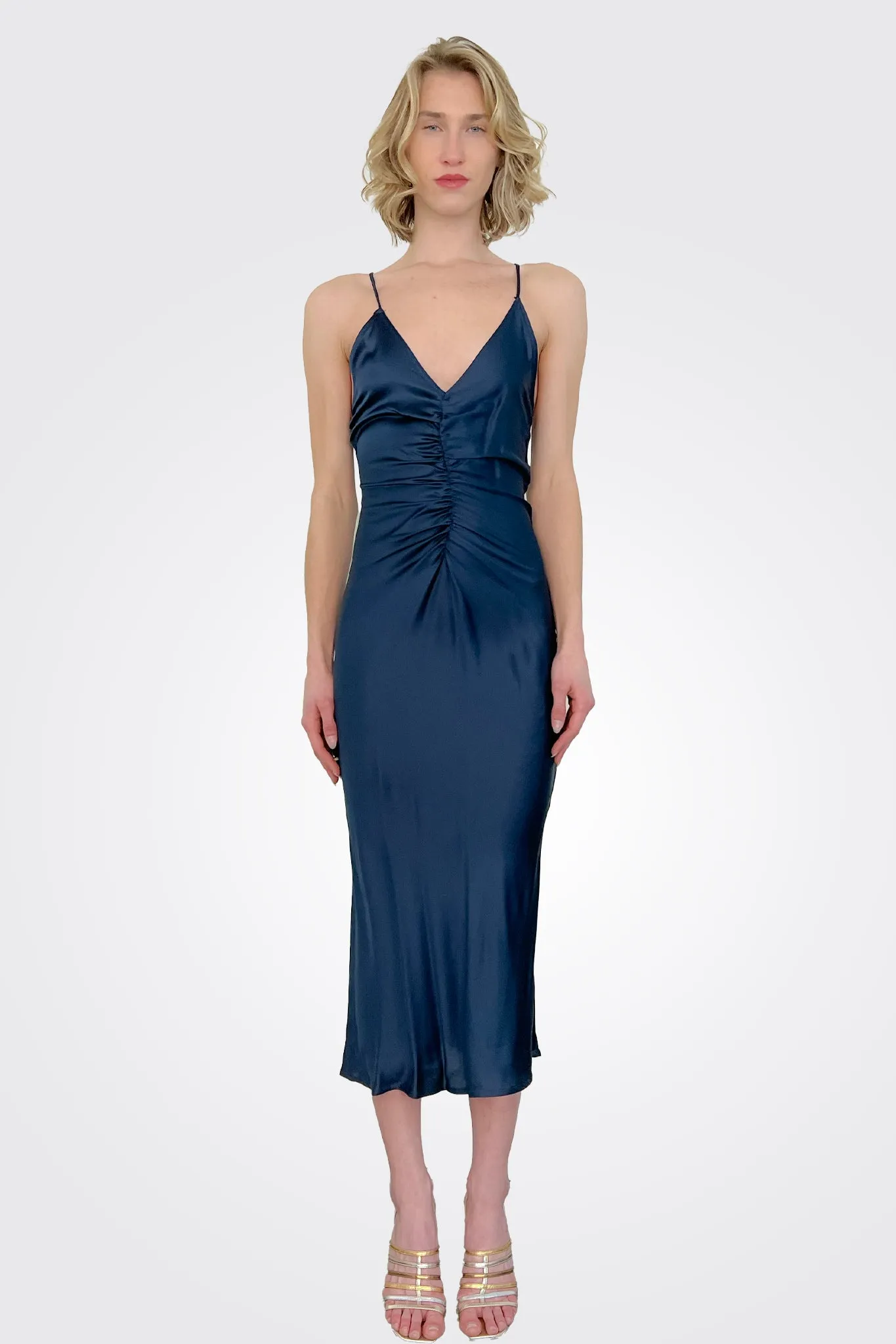 Slip Dress - Marine