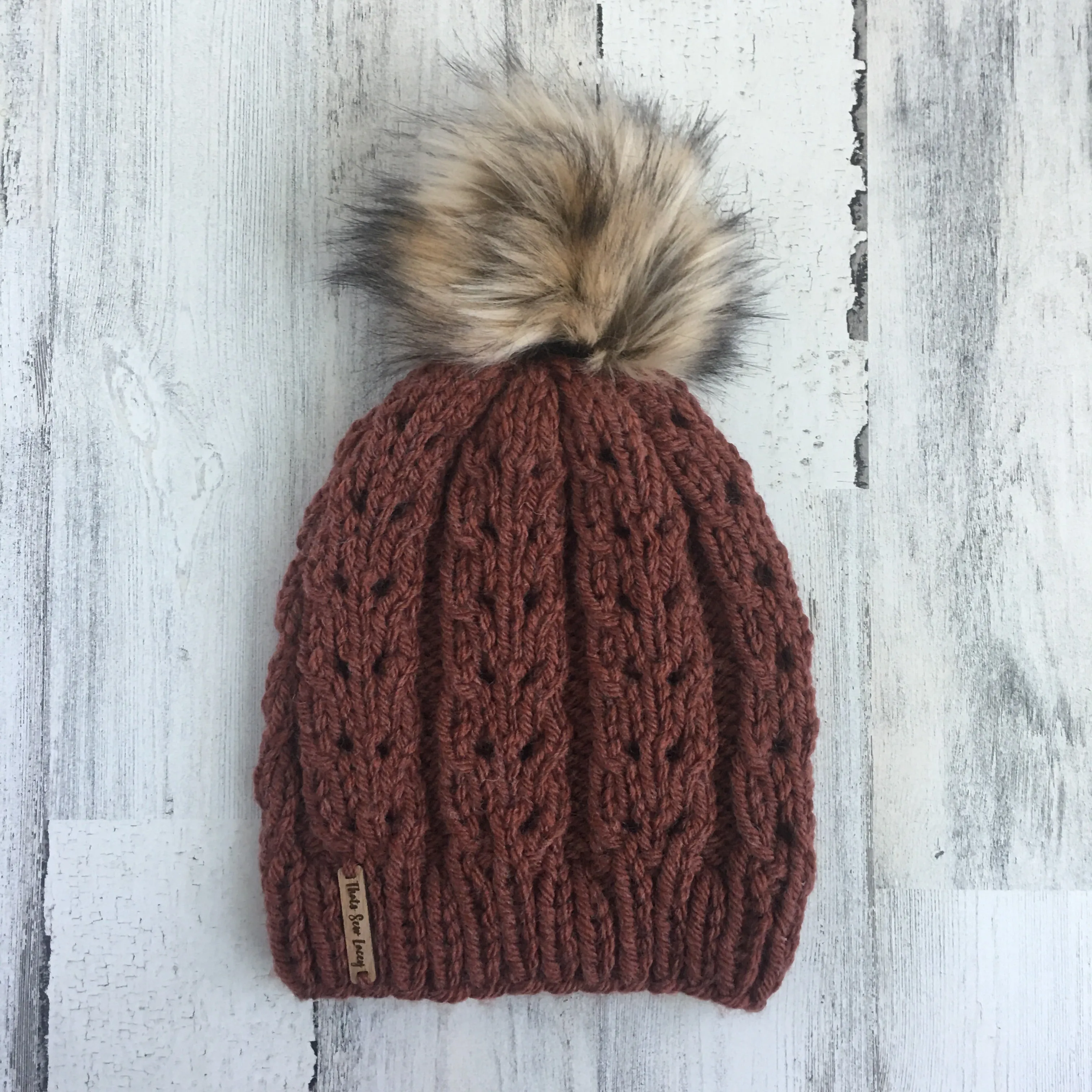 Sonata Beanie - Faux Fur Pom