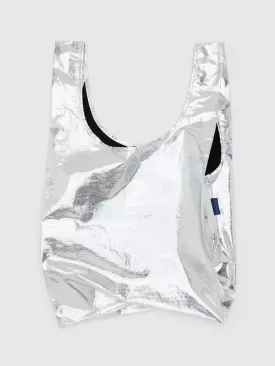 Standard Baggu: Metallic Silver