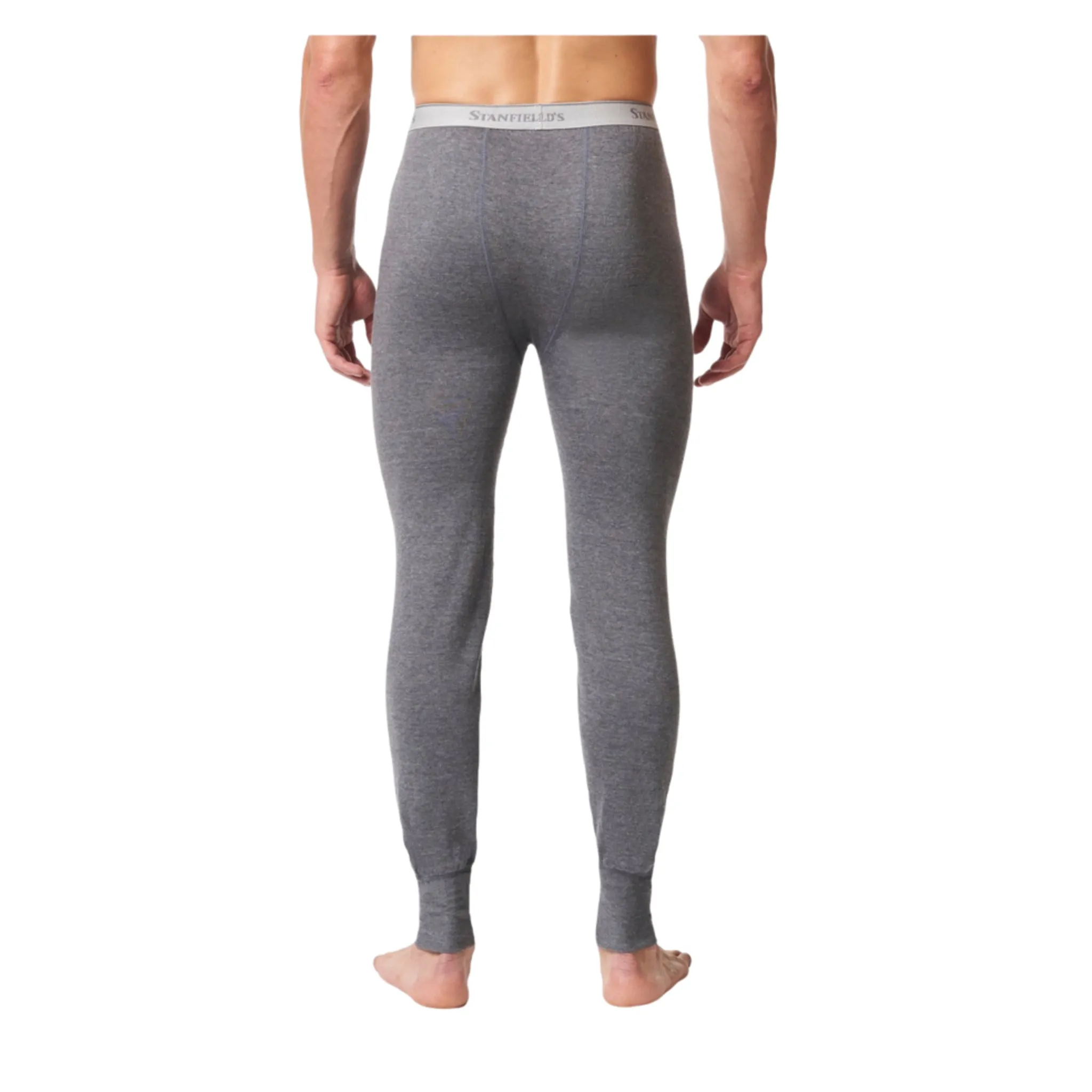 Stanfield's Men's Long Johns 1452 - Poly/Cotton Two-Layers, Pack of 2, Reinforced Cuffs, Insulating Air, Warm, Comfortable, Ideal for Cold Climates | Sizes S-XL