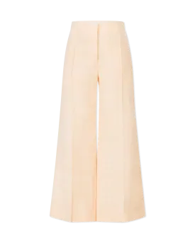 Structured Linen Silk Pants