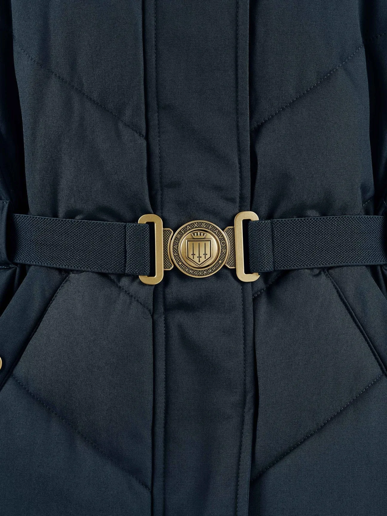 The Charlotte Padded Jacket - Navy Blue