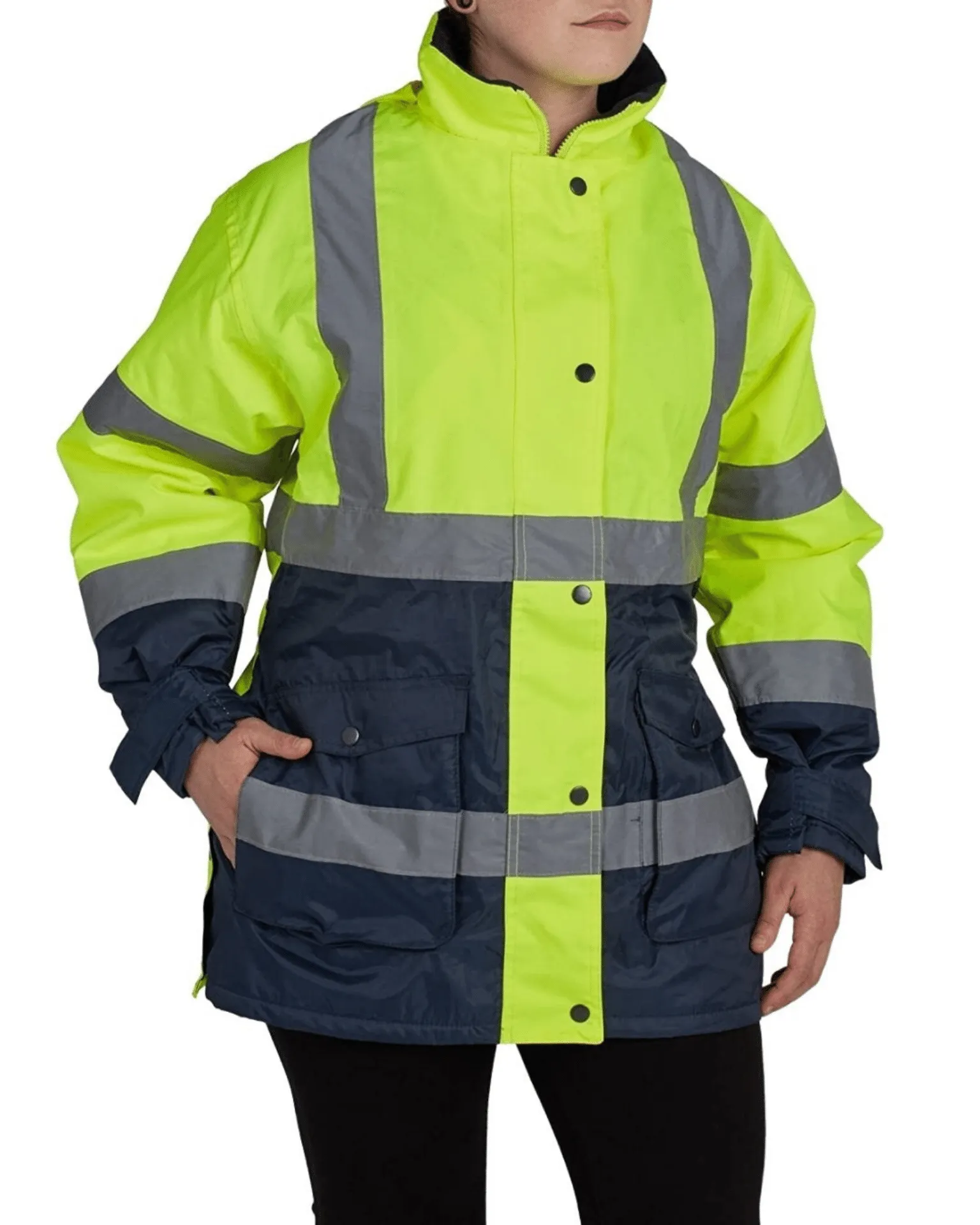 UHV664 HiVis Women's Parka with Teflon Fabric Protector