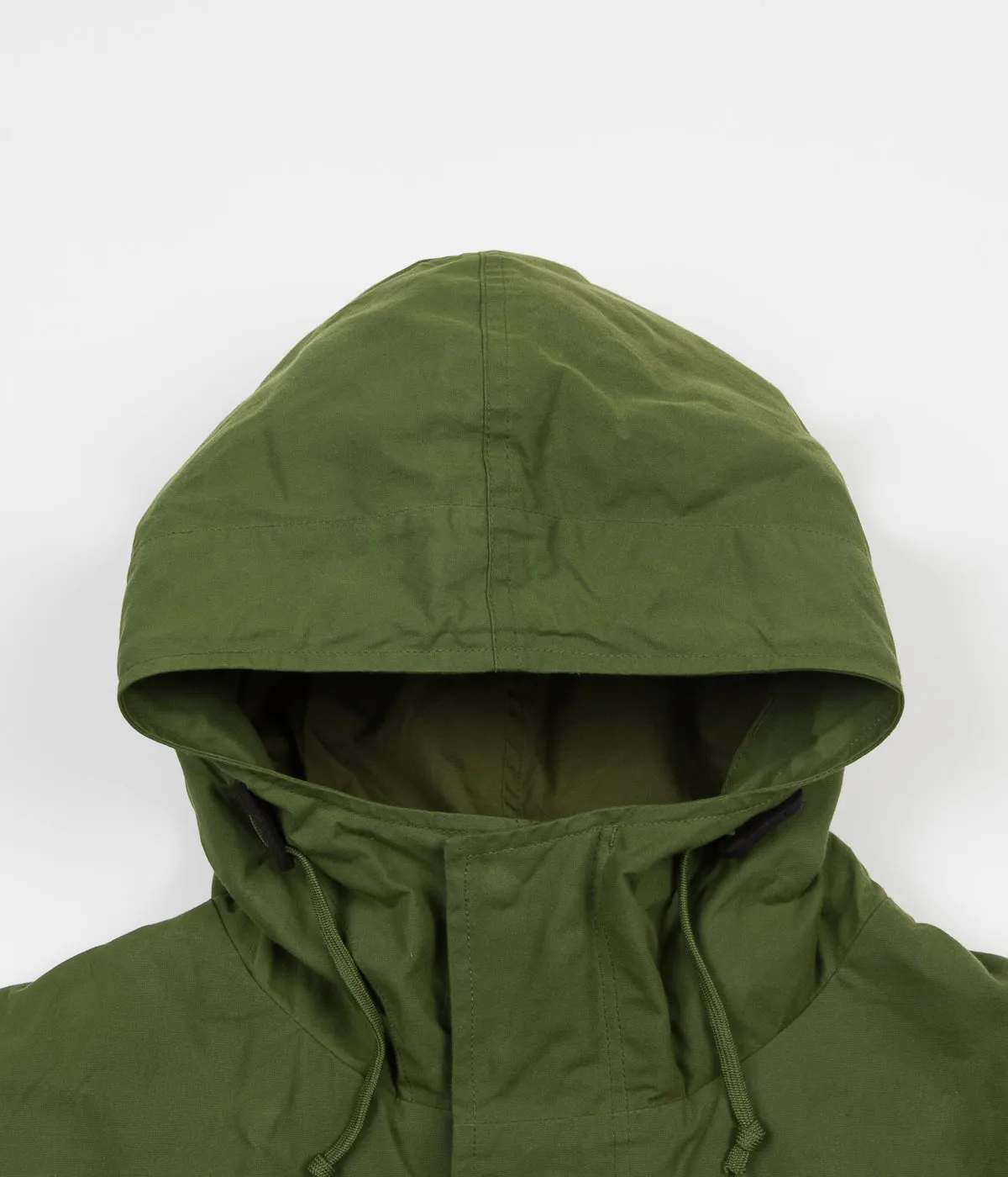 Universal Works Scottish Wax Cotton Parka - Green