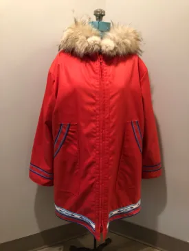 Vintage Inuvik Parka Enterprise Red Wool Northern Parka with Storm Shell, Made in Canada, SOLD