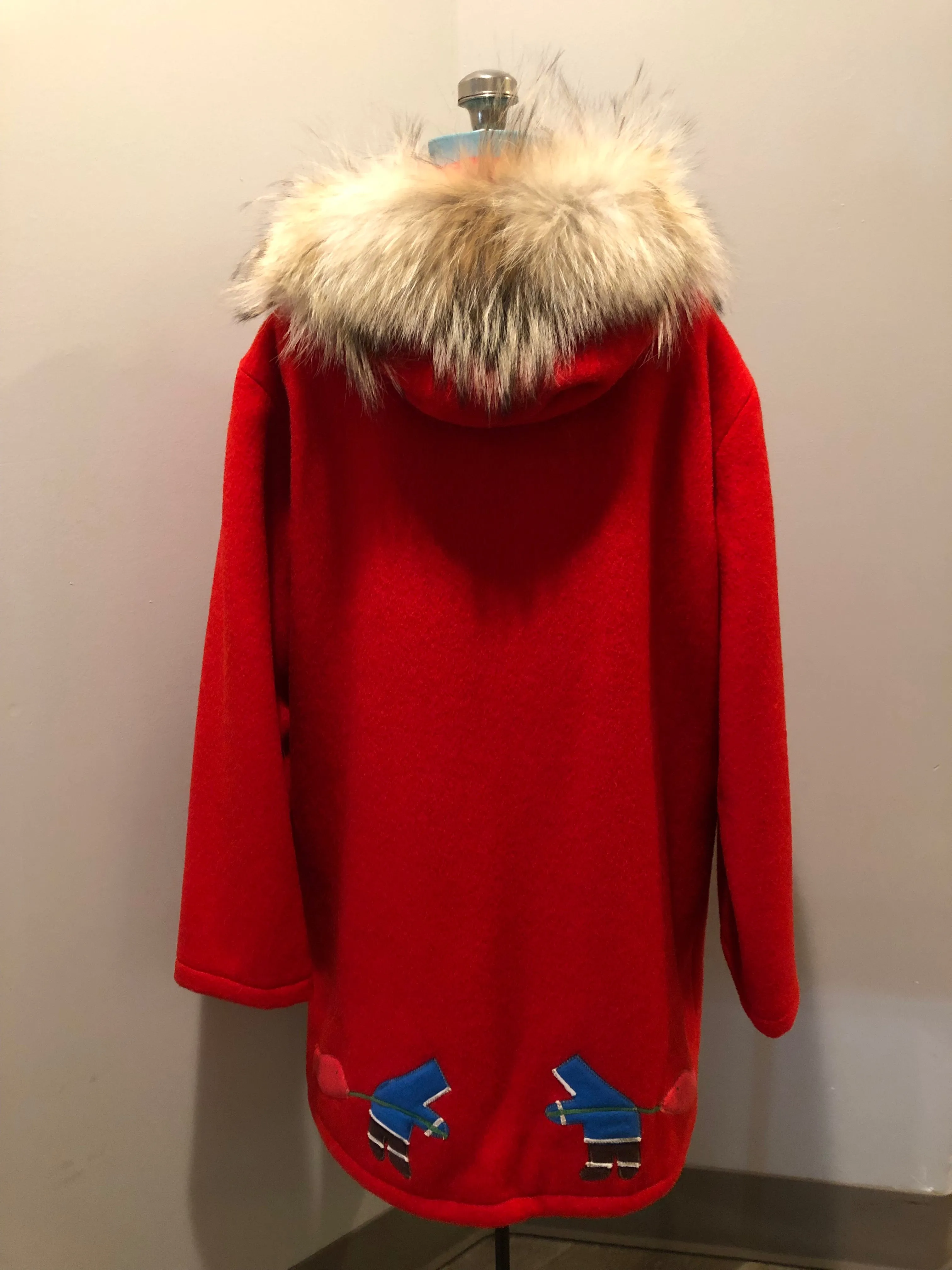 Vintage Inuvik Parka Enterprise Red Wool Northern Parka with Storm Shell, Made in Canada, SOLD