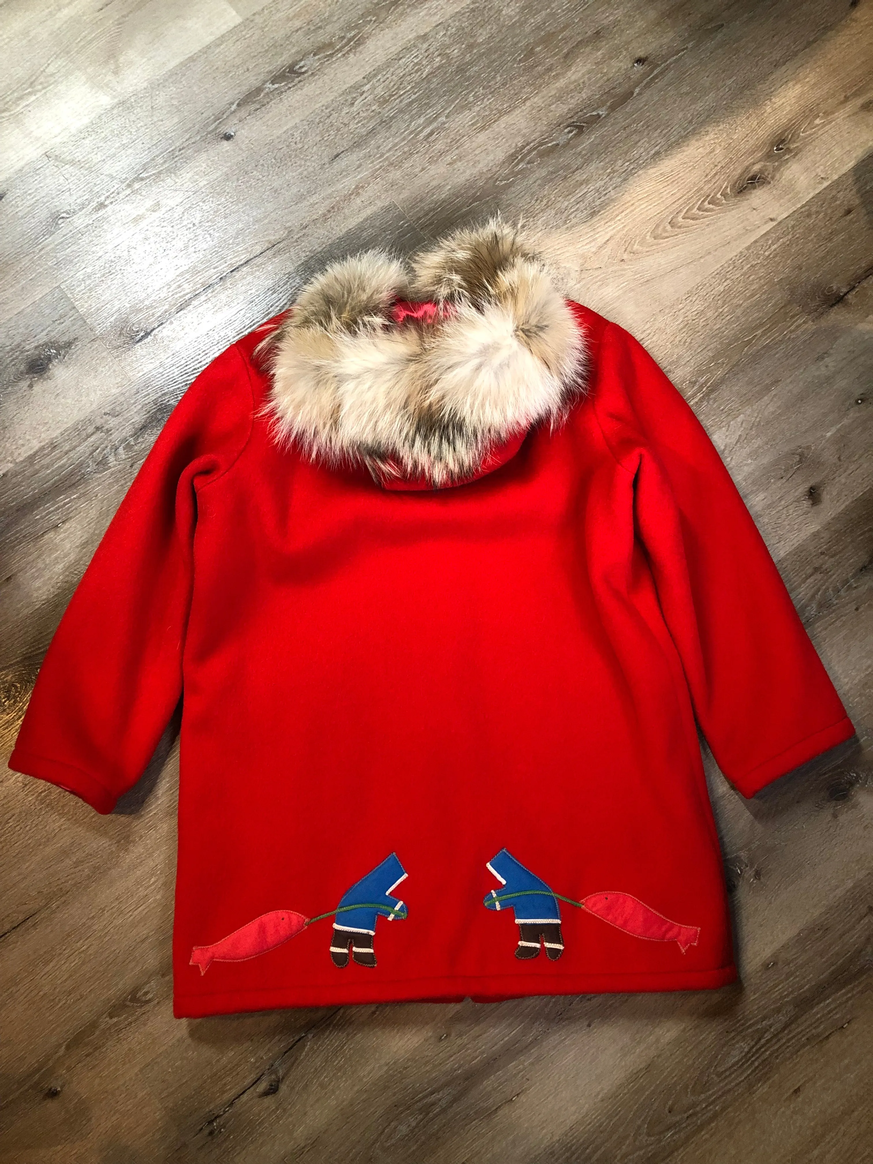 Vintage Inuvik Parka Enterprise Red Wool Northern Parka with Storm Shell, Made in Canada, SOLD