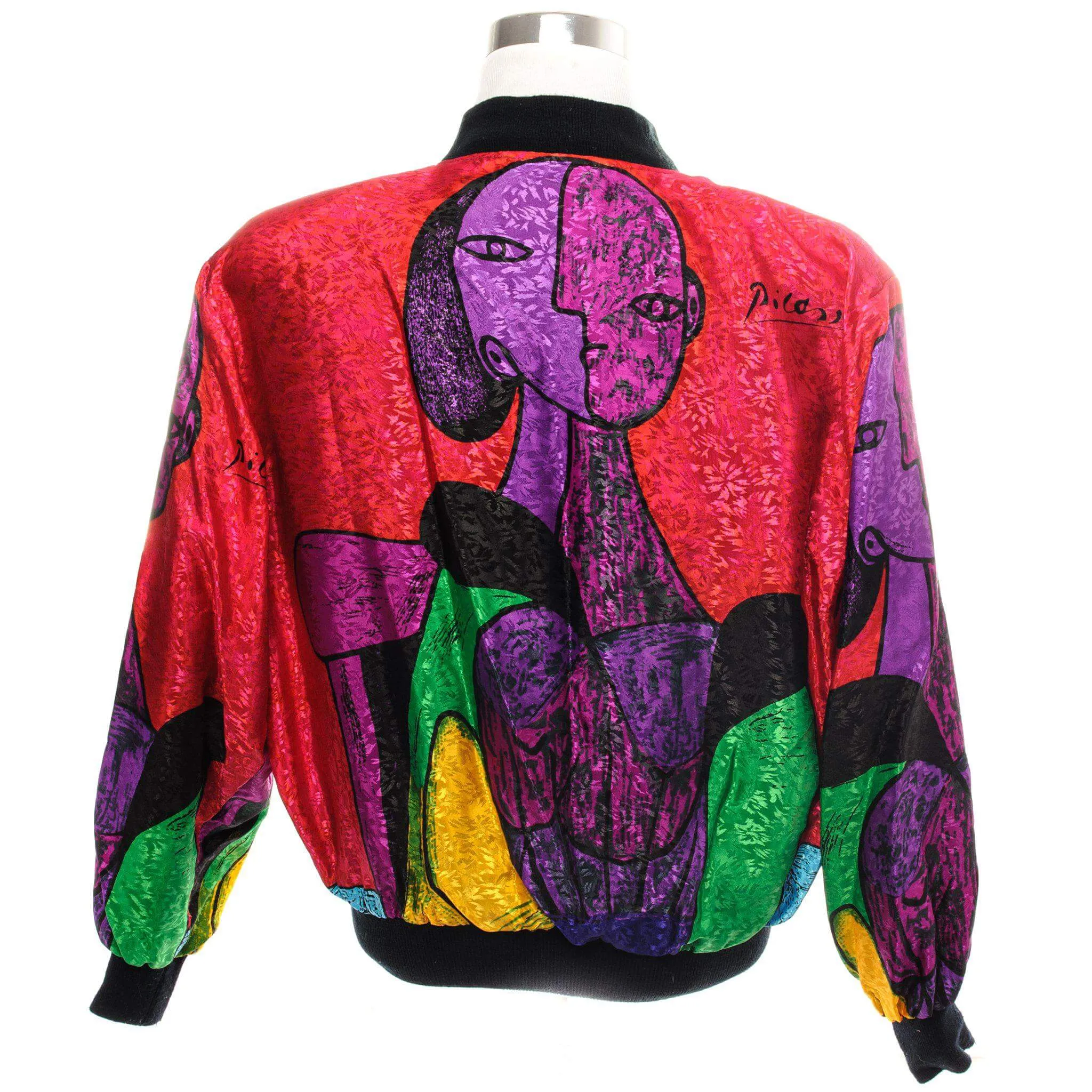 VINTAGE PICASSO BOMBER JACKET 90s SIZE LARGE