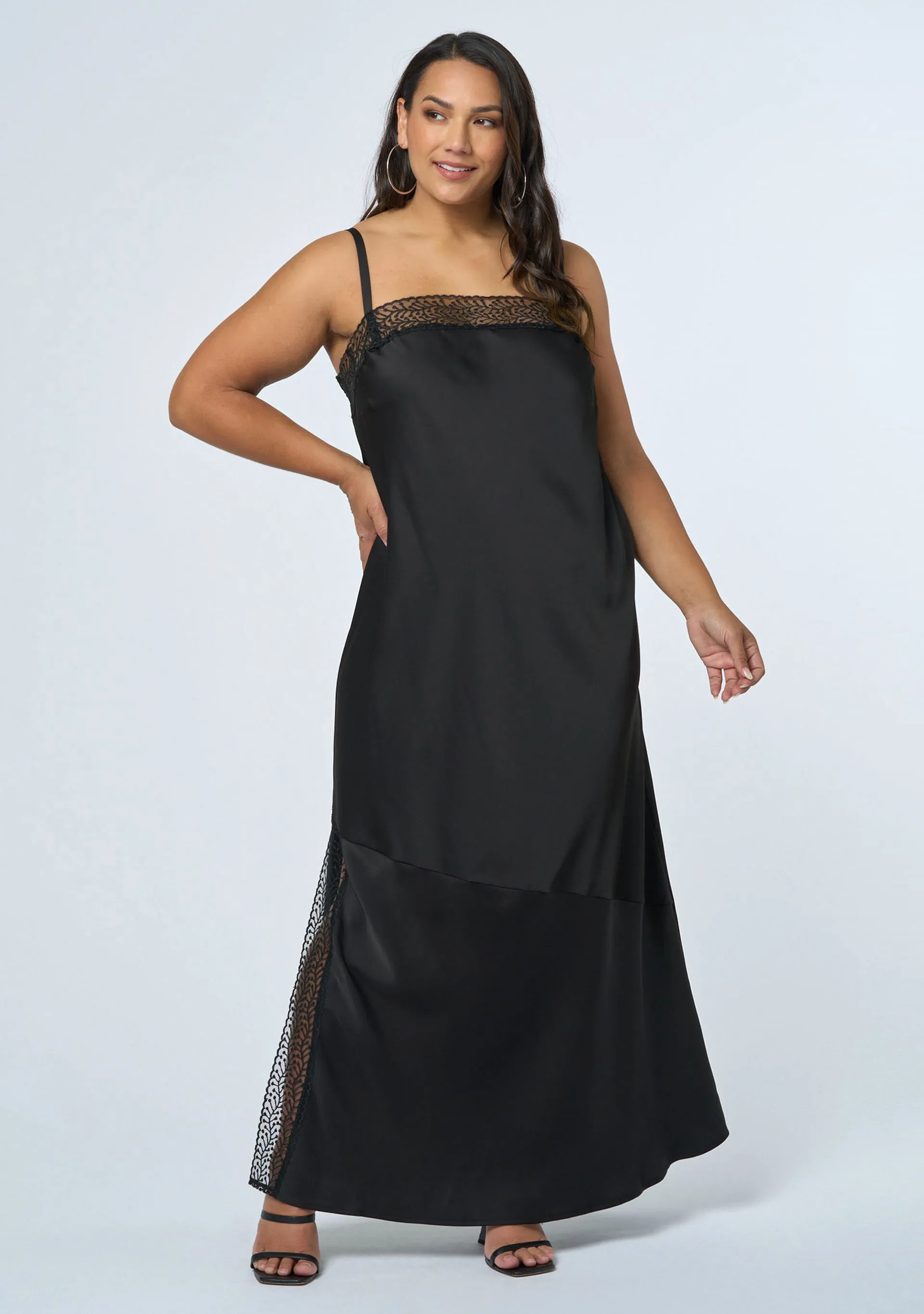 Vortex Maxi Slip Dress