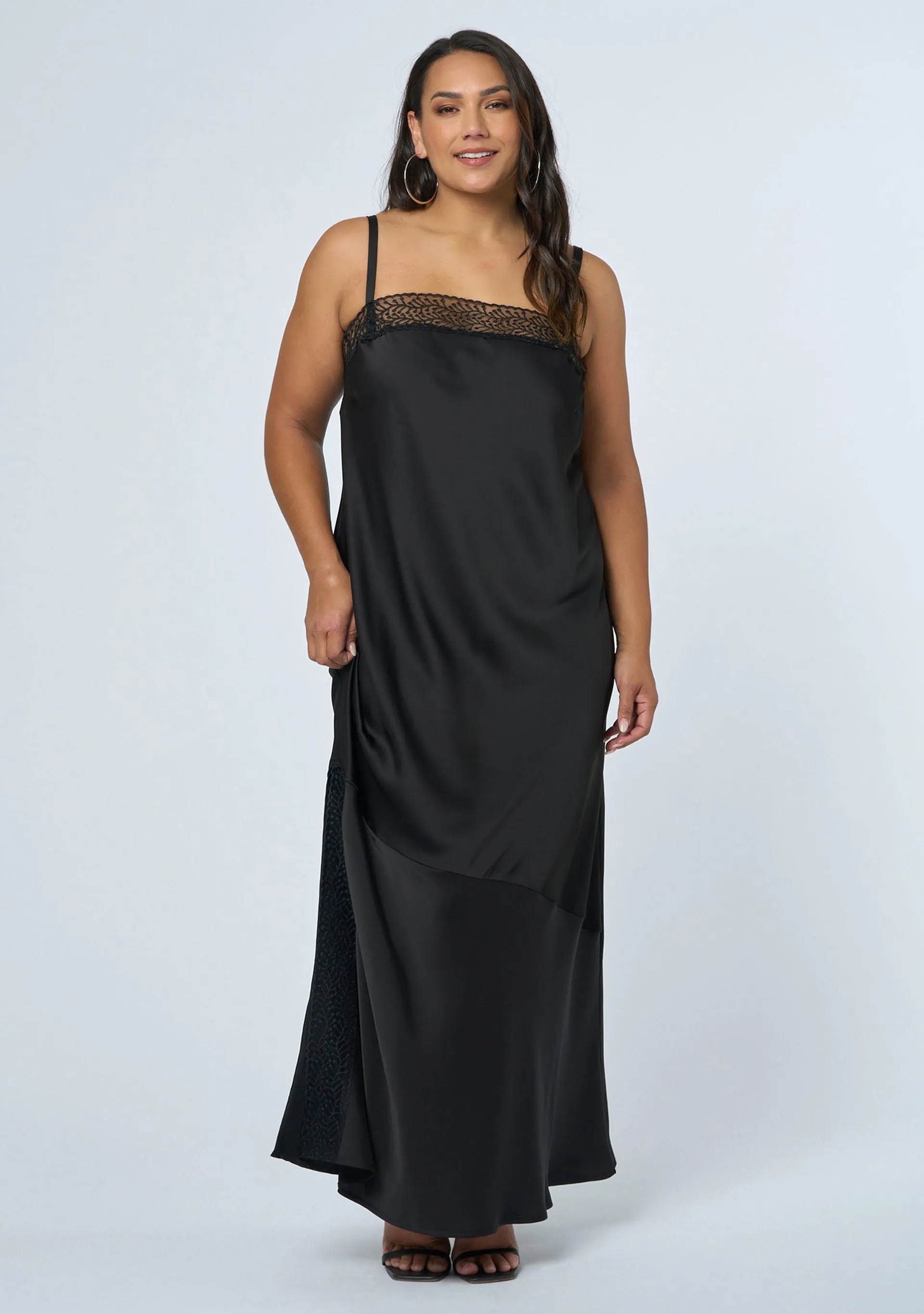 Vortex Maxi Slip Dress