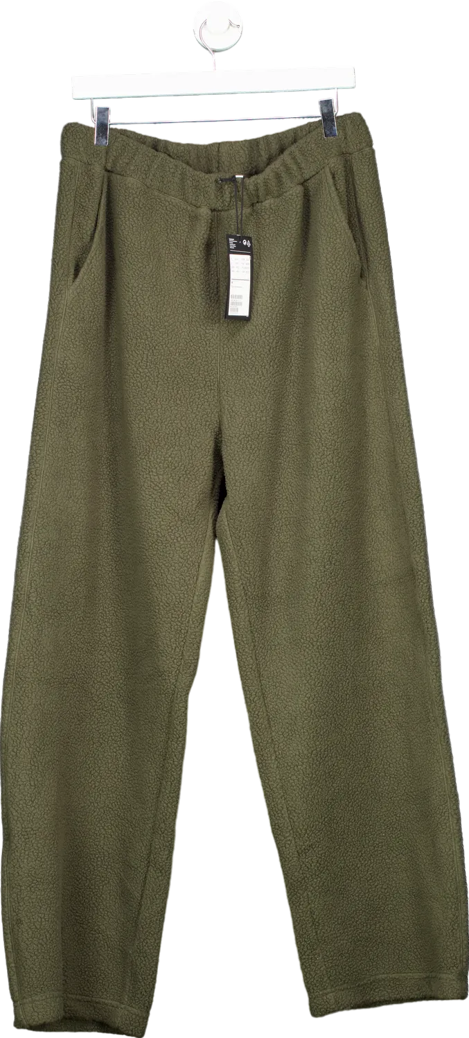 Weekday Green Ryan Pile Sweatpants M