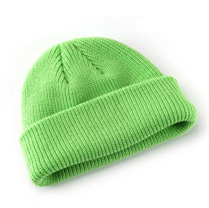 Wholesale Knit Beanie Hat With Multi color