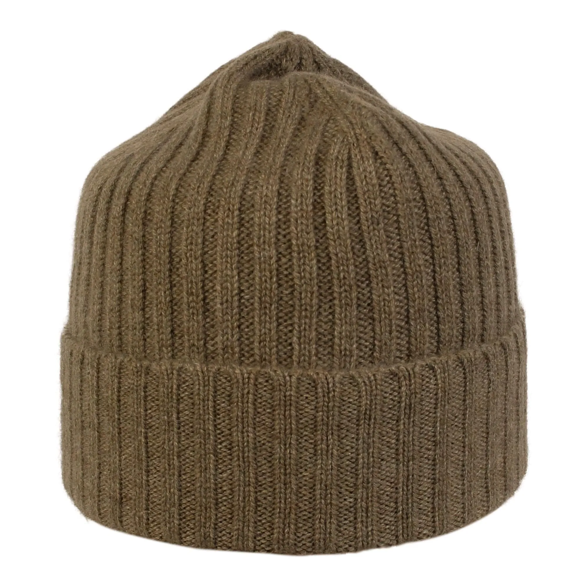 Wigens Unisex Cashmere Rib Knitted Beanie