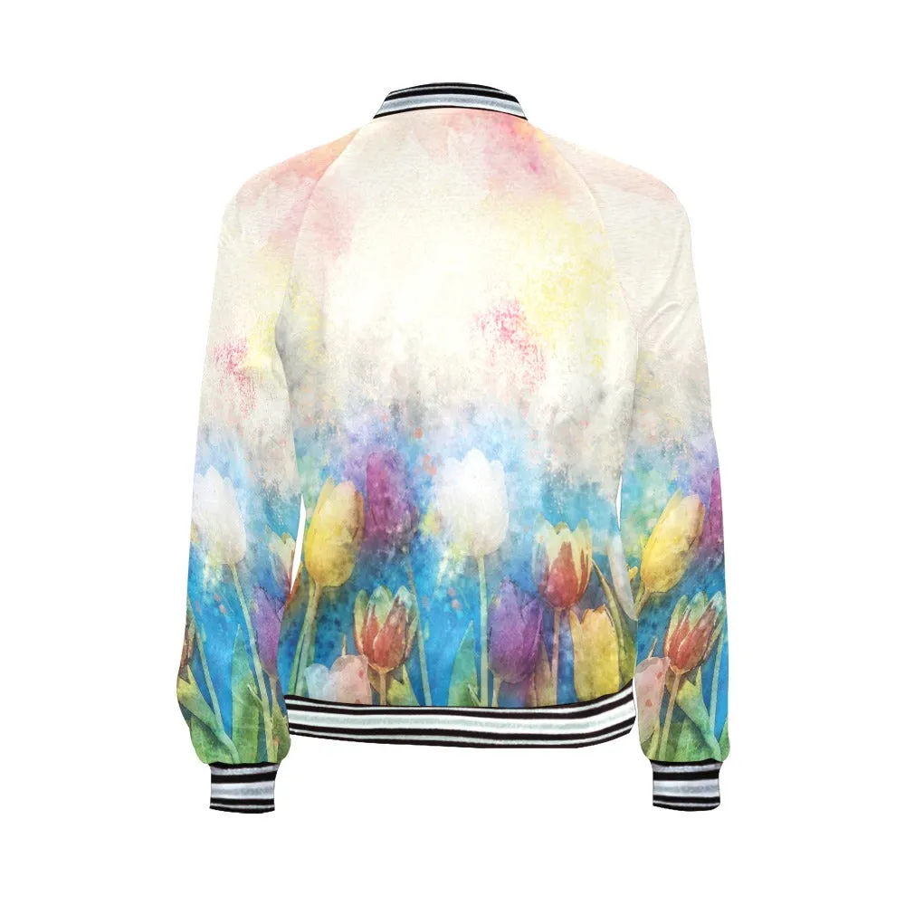 Wildflowers awd317 Bomber Jacket for Women