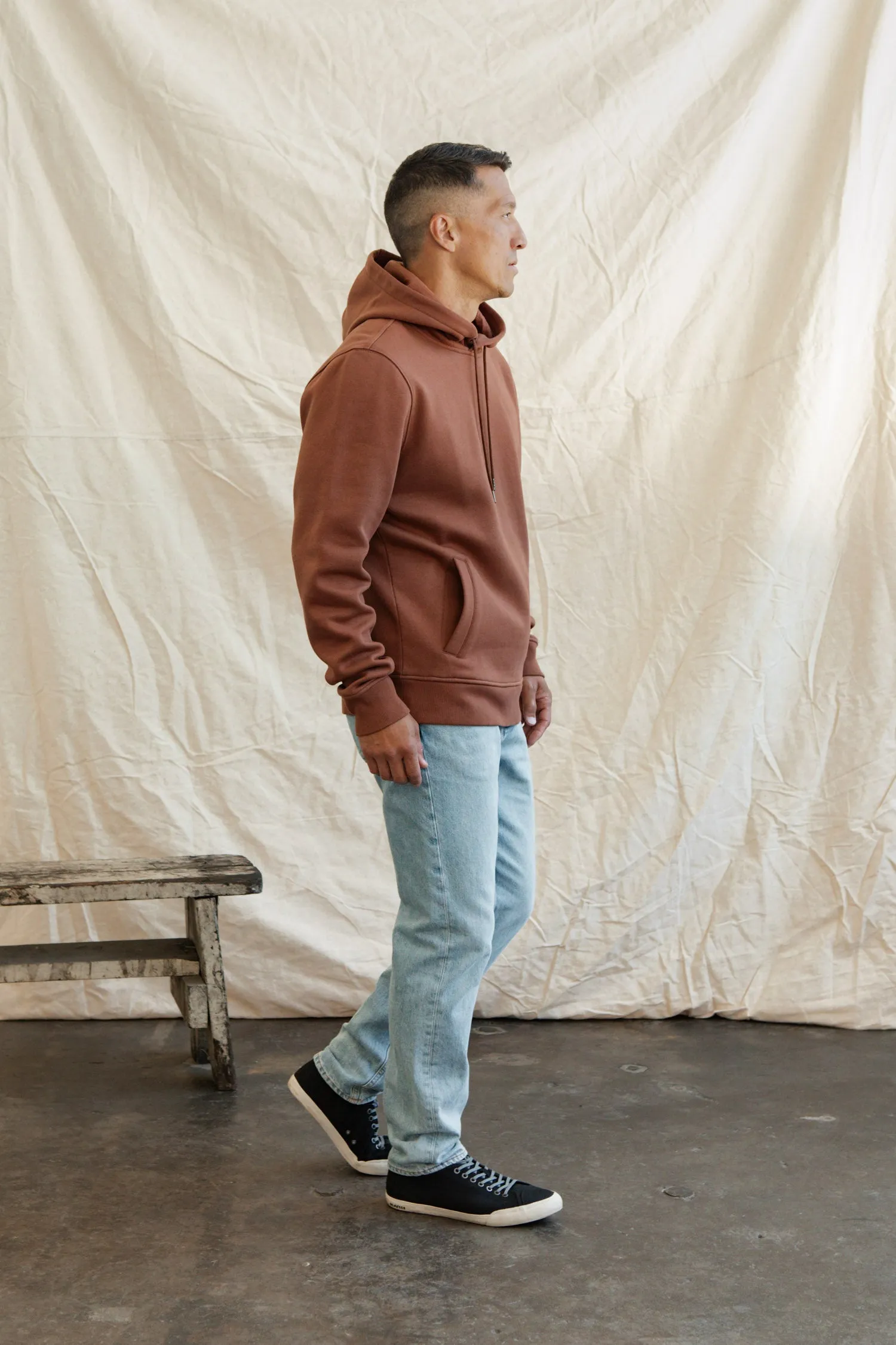 Williams Pullover Hoodie / Burnt Umber