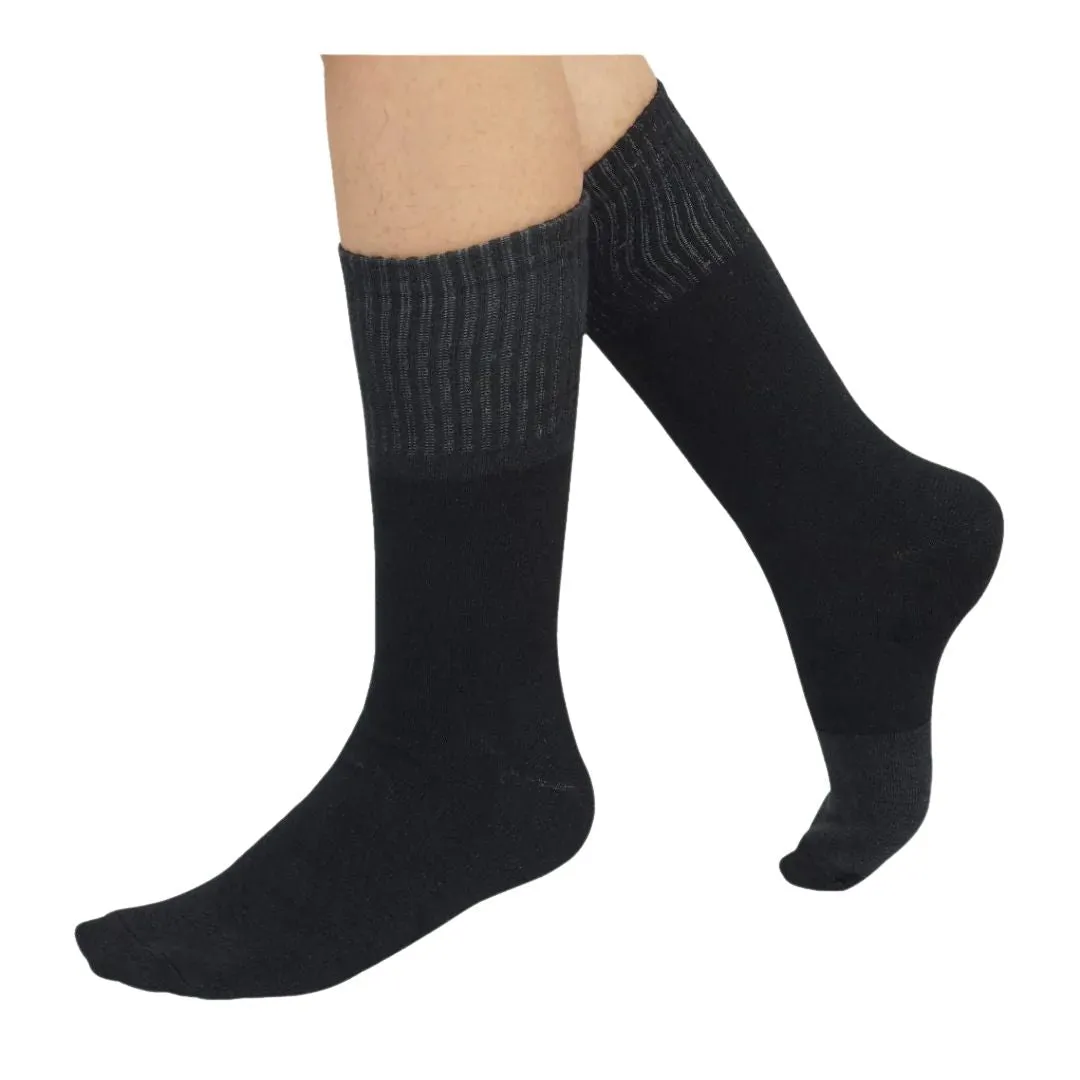 Wool & Silk Blend  | Socks  For Men & Women | Black ,  Grey , White , Skin Color