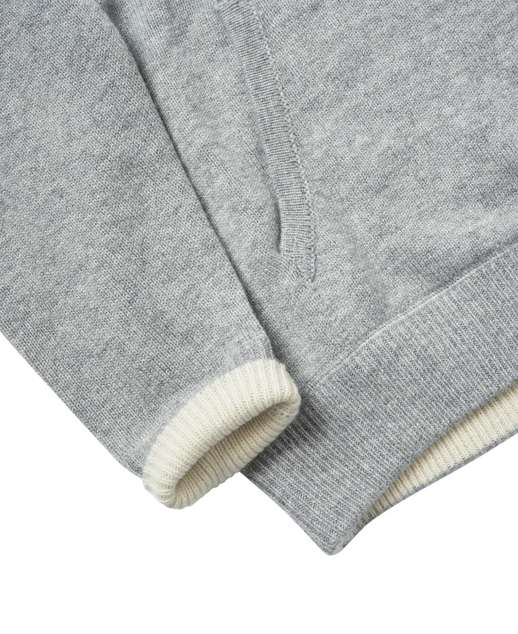 Wool Cashmere Knit Parka