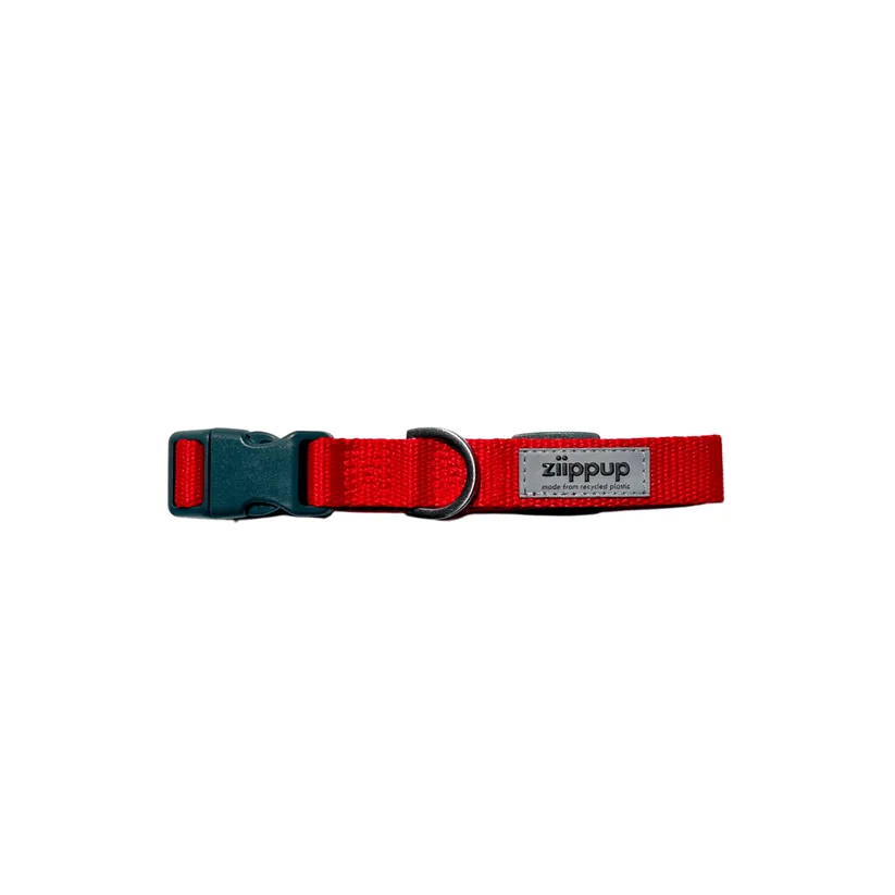 Ziippup Red Dog Collar - Size Small