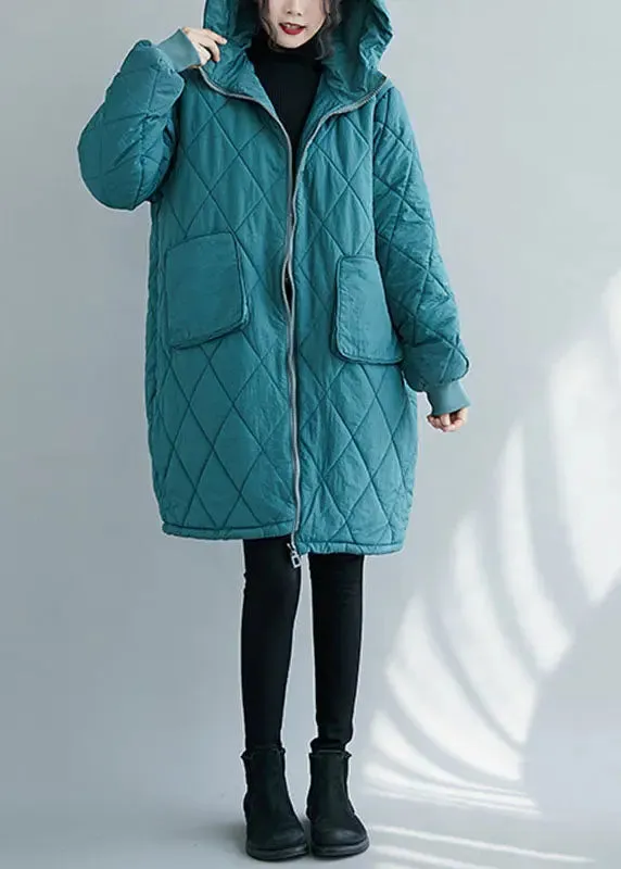 Zippered Pockets Thick Parka